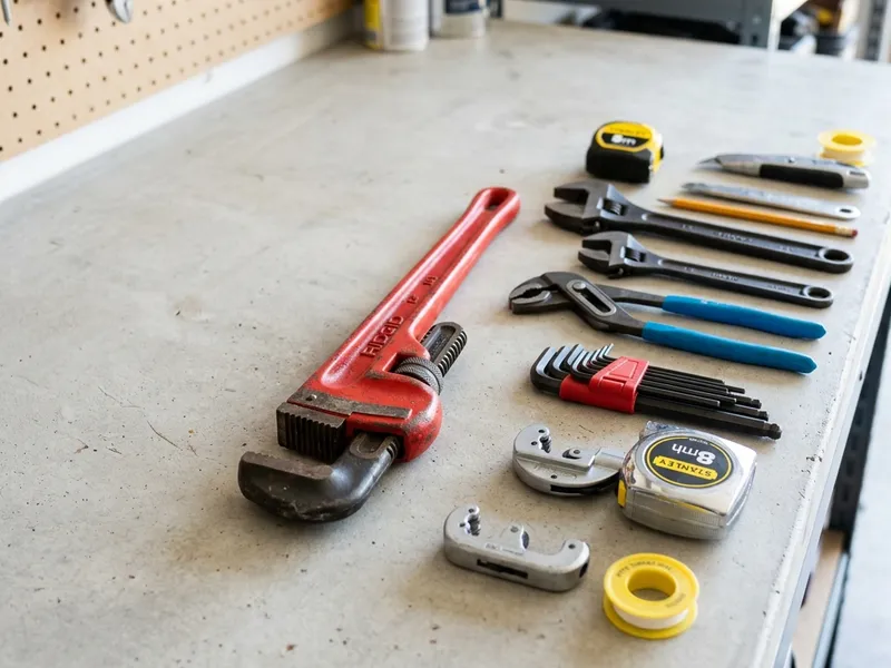 Professional plumbers in Jamestown, LA equipped with top-tier tools for residential and commercial plumbing services.